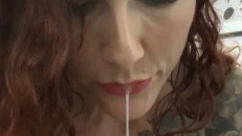 JOI with Dildo and Cum Countdown