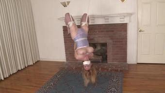 Strung Up By Her Thighs - Lorelei Is Suspended Upside Dow
