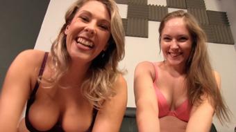 Rachel & Nikki Tickle The Cum Out Of You