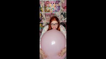 Nerdy Ginger Blows 24" Balloon - March 16, 2022