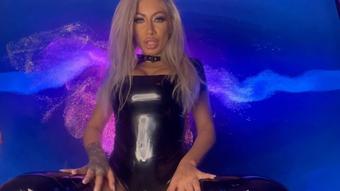 Joi in latex with my pierced nipples
