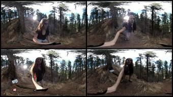 077 Freckledred Pees On A Public Trail 360 Vr Freckledred 2160P
