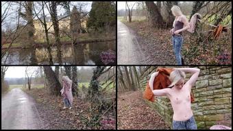 Lovlyluna   Public Nude Walk     Completely Naked   Manyvids