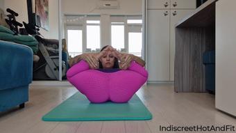 MILF does yoga mobility flow