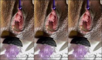 Close Up Of Pussy Pony Tail Butt Plug