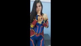 Captain Tatiana with a big dildo - November 17, 2020