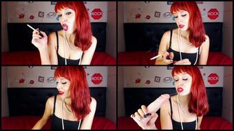Candystart The Hottest Smoking Blowjob With Facial