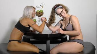 Akira & Adara: Strip Arm Wrestle