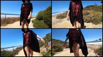 Bottomless Public Beach Walk Part 2