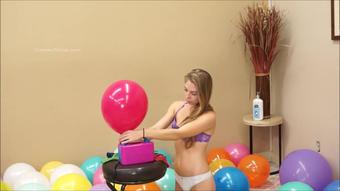 Julie Machine Pops More Balloons