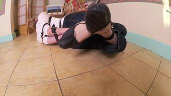 Ariel Anderssen Belt Bondage Hogtie In Ballet Slippers