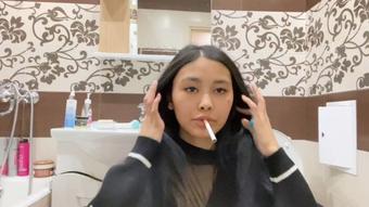 Having a smoke - June 18, 2021