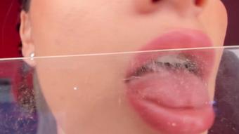 School Girl Licking Glass - Dec 11, 2021