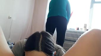 When The Cleaners Washed The Floors, My Girlfriend Licked Me, From The First Person - 1080P