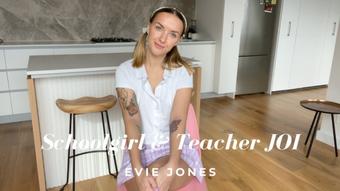 Evie Jones 4K Cheeky Sch--Lgirlteacher Joi