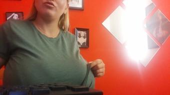 bra and shirt tease - June 20, 2019