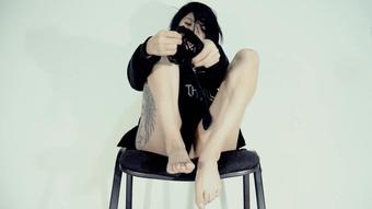 13 - Foot Fetish Taking On My Stockings