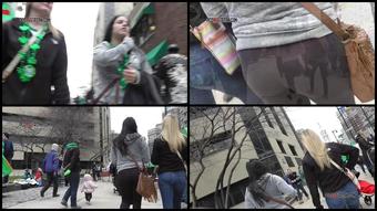 346 Sstpat Pink Thong Leggings