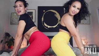 Mistress An Li Juicy Gym Ass Ft Mistress Lucy Khan