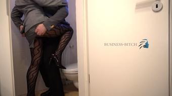 Business Bitch Hot Secretary Fuck At Office Restroom