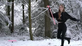 DestinationKat Hoops In The Snow