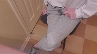 Piss Wetting during 2 hours class with Moaning