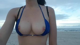 Misssweetteen Cum Play With Lovense On Public Beach