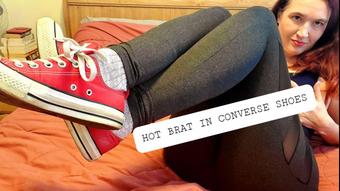 Hot Brat in Converse Shoes Torments You - December 16, 2020