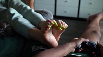 Video Game Foot Tease - August 06, 2020