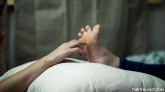 Up Close Foot Tickling My BFF