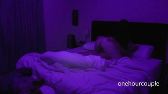 Phat ass MILF hotwife in purple light wants a creampie!