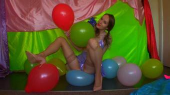 Long NAILS, ASS, Heel Balloon POP