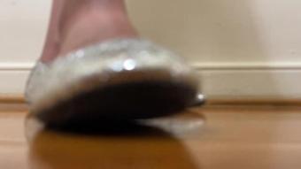 Ebony Girl Slowly Teases New Pedicure