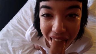 Sloppy Drooly Throat Fucking | Sexy Eye Contact, AMATEUR POV