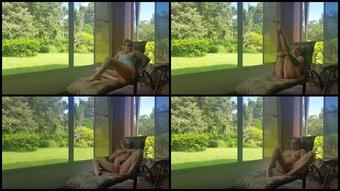 Caraday   Sensual Masturbation On The Porch   Manyvids