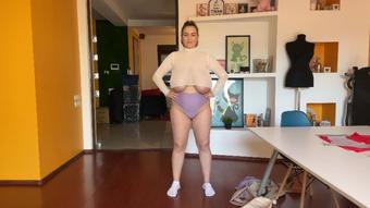 See through tops and panties tops tryout in 4K - February 22, 2024