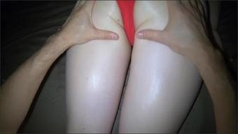 Ginger Ale Oily Red Panties Playful Massage Teasing Ginger Russian Girlfriend At Home