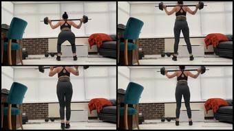 Mistressdeee 13 11 2020 1250315148 Squat Challenge Day 2 20Kg Bar 3 Sets Of 20 Are You Doing It With Me