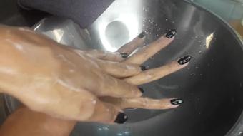 Hand washing - August 14, 2021
