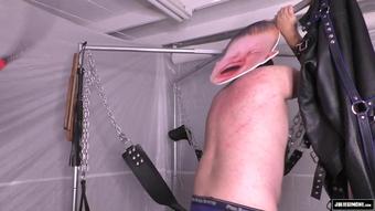 Whipping Red Leather Gloves