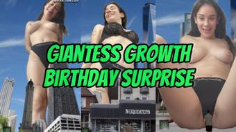 Bella in Giantess Growth Birthday Surprise SFX