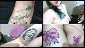 Camille Campbell 1080P Hd Tattoo Tour
