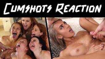 GIRL REACTS TO CUMSHOTS COMPILATION - October 12, 2019