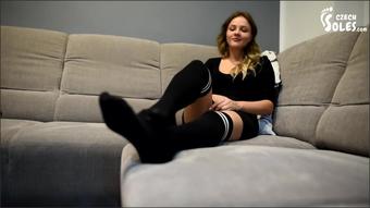 Stockings Pov Teasing And Feet Denial Foot Fetish Soles Czech Soles Toes 1080P