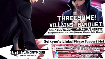 HOT 3SOME: DABI + TOMURA = VILLAINS BANQUET [MY HERO ACADEMIA]