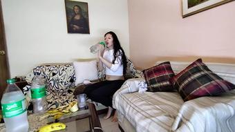 PART 2 I BURP A LOT WHILE I TRY TO EAT SODA AND BANANAS