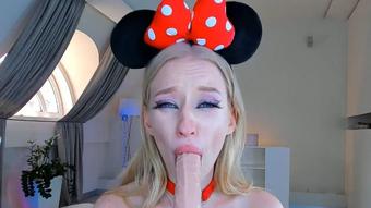 Minni crying  and gagging ur dick - June 24, 2022