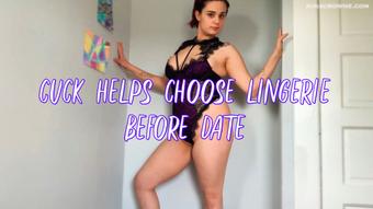 Cuck Helps Choose Lingerie Before Date