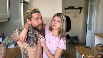 We cook dinner at home