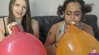 2 Girls Blow to Pop on Your Cock POV 4k